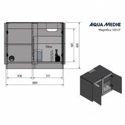 Aqua Medic Filter sponge Aquarium Magnifica 100/130 CF - Xenia 100/130 8