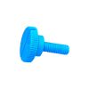 Deltec Knurled-head screw blue - long 1